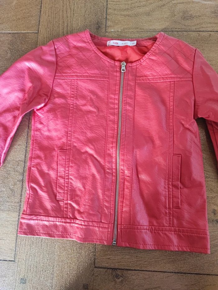 Veste simili cuir 4 ans - photo numéro 2