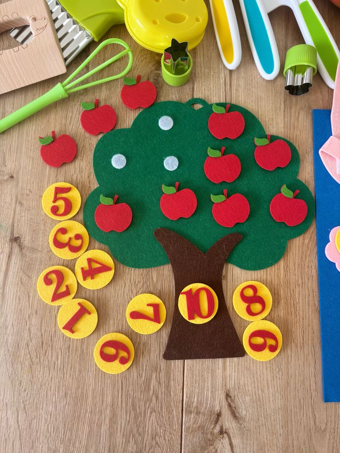 Lot Éducatif Montessori – Cuisine couteaux enfant (17 pièces) & Maths Ludiques pour Enfants - photo numéro 3
