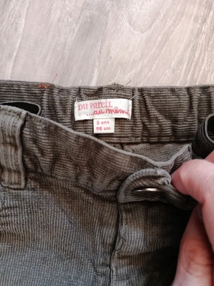 Pantalon velours slim 3 ans - photo numéro 2
