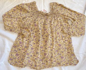 blouse manches longues  liberty Bonpoint 8 ans