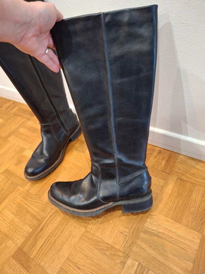 Bottes cuir noir sebago taille 38 - photo numéro 5