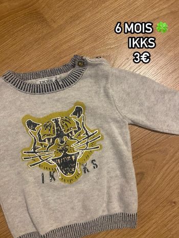 Sweat 🍀 6 mois 🍀 IKKS