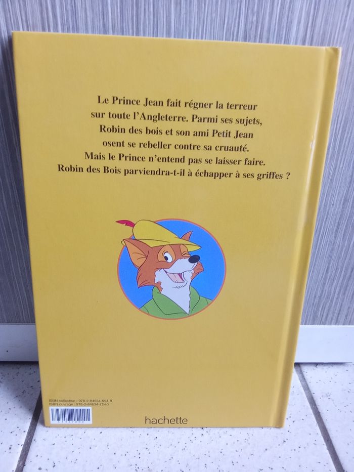 Livre Disney clube du  livre  robin des bois - photo numéro 2