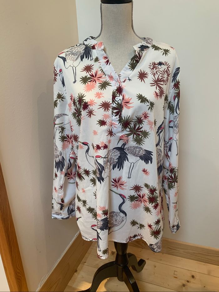 Blouse à motifs taille 42