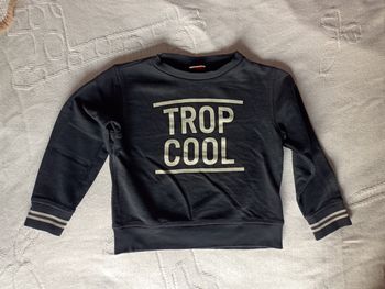 Sweat bleu garçon 4 ans Tao