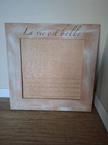 Porte photos en bois La vie est belle neuf