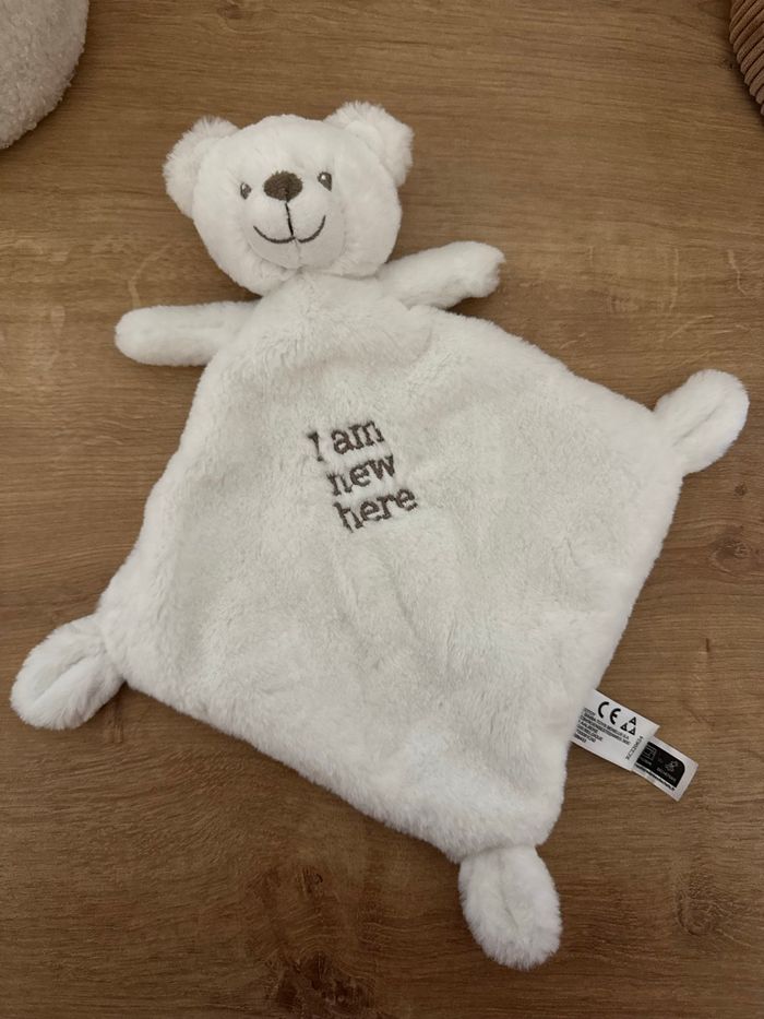 Doudou plat pour bébé - idéal en cadeau de naissance - photo numéro 2