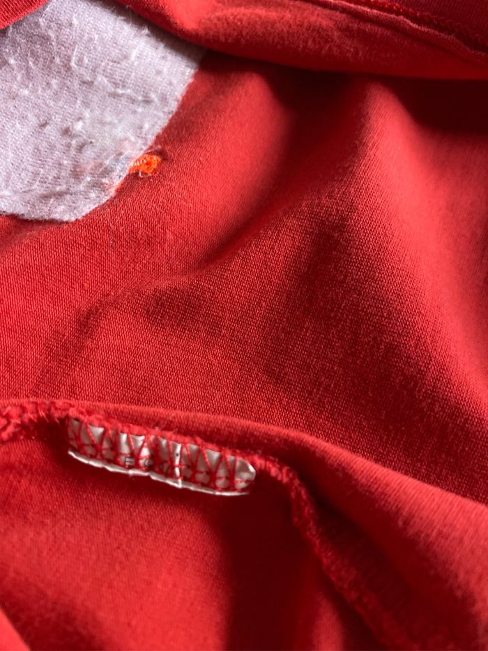 T-shirt rouge imprimé et brodé 8 ans IKKS - photo numéro 5