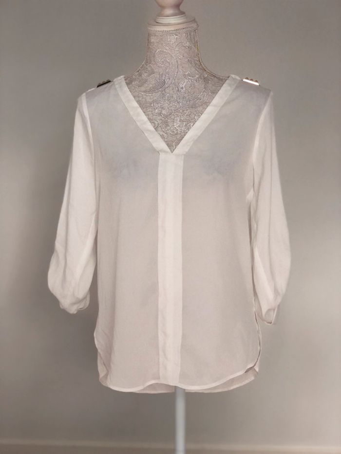 Chemise Zara blanche taille S - photo numéro 5