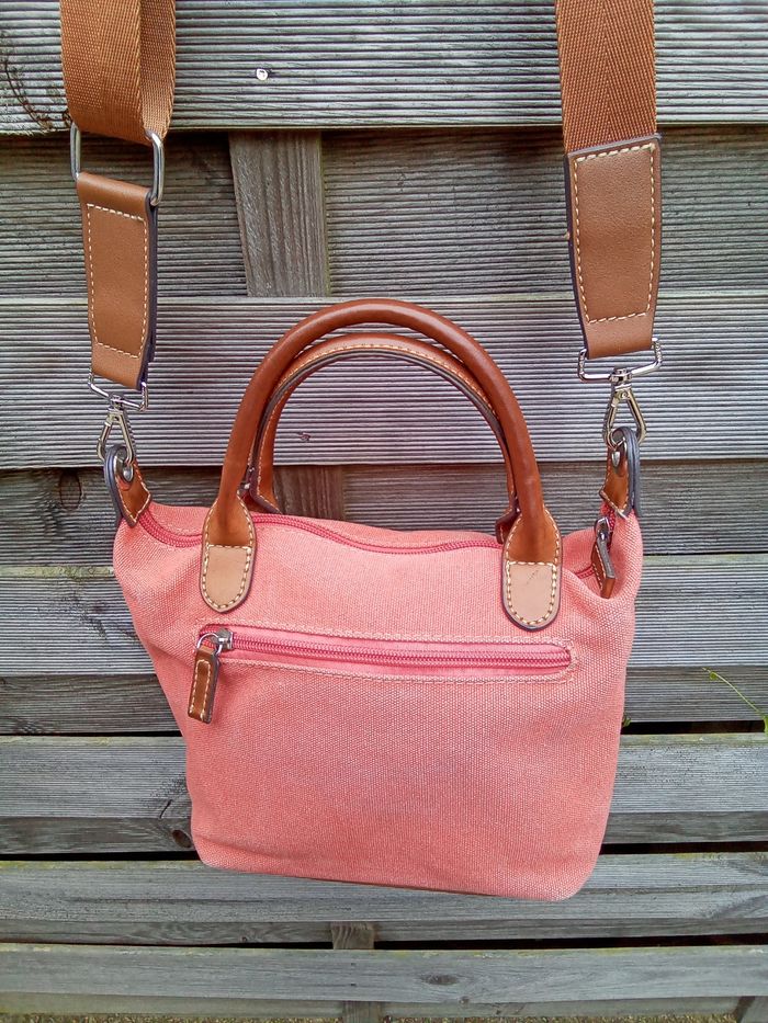 Sac a mains et bandoulière orange  - David Jones - photo numéro 2