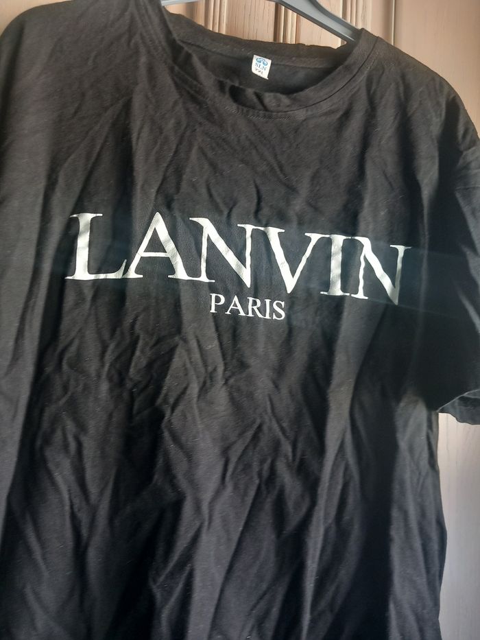 Tee-shirt noir et blanc taille XXL - photo numéro 2