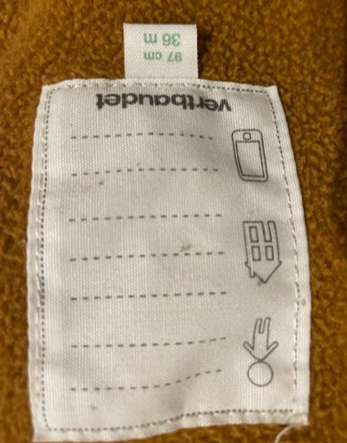 Doudoune doublée à capuche 92cm 36 m 3a - photo numéro 5