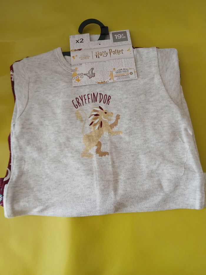 lot 2 pyjamas en coton garcon harry potter 67 cm 6 mois - photo numéro 1