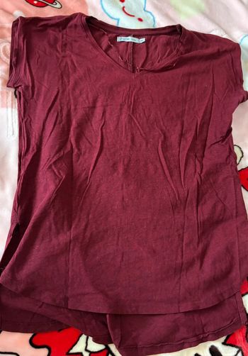 Tee-shirts bordeaux