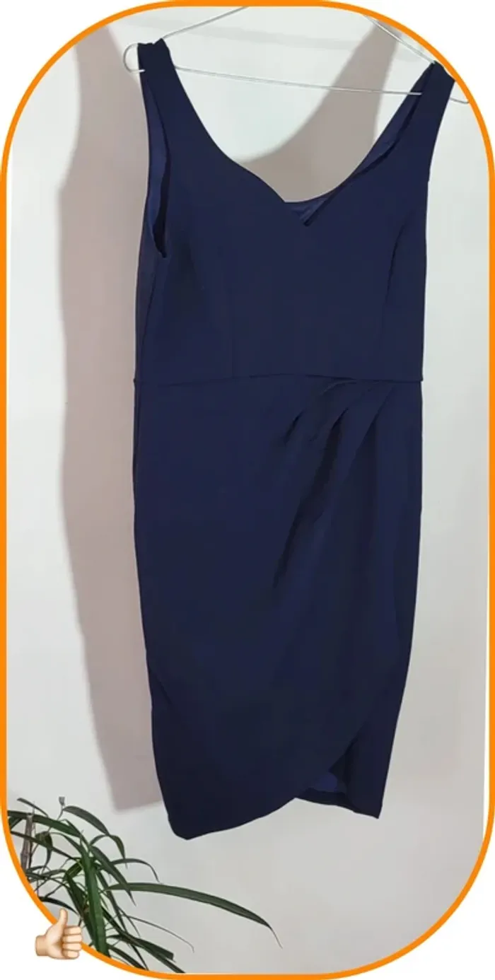 Robe élégante bleu marine – Taille M - photo numéro 3