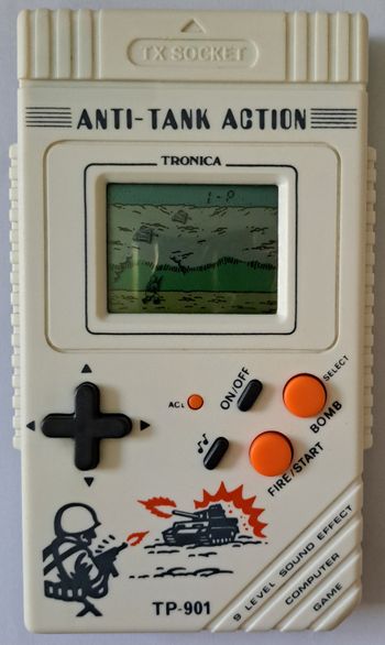 Ancien jeu électronique Tronica Anti Tank Action - fonctionnel