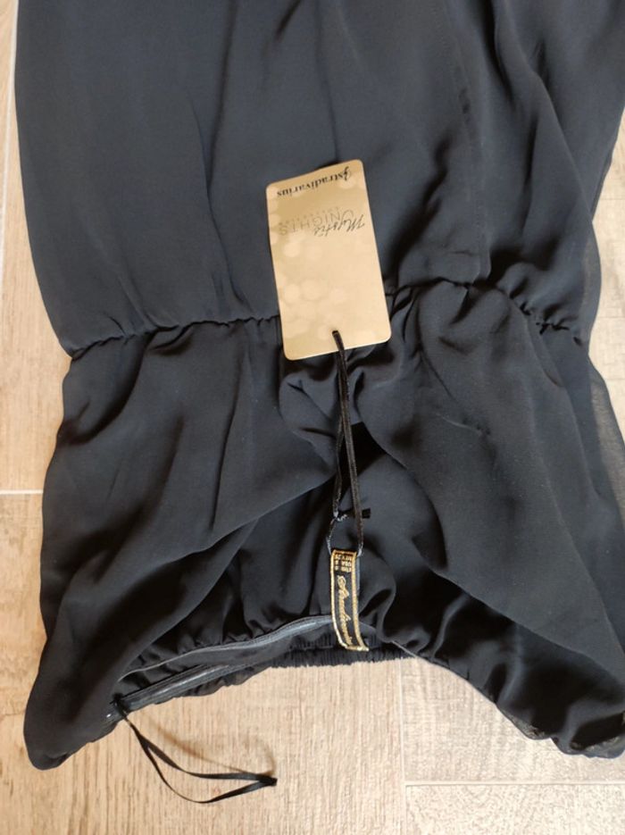 magnifique robe bustier noir stradivarius