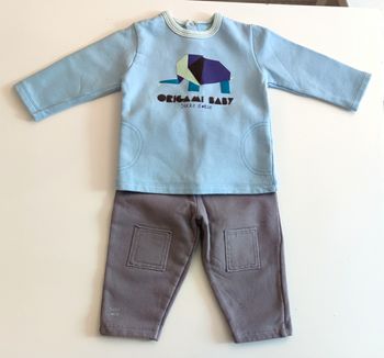 Ensemble pull sweat + pantalon
3 mois