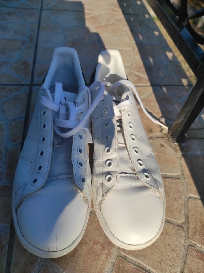 Baskets Adidas Stan Smith cuir taille 42 - photo numéro 3