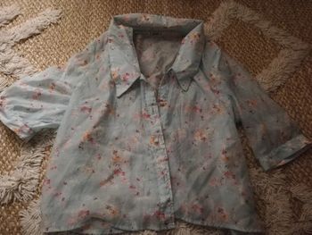 Chemisier vintage fleurie 42