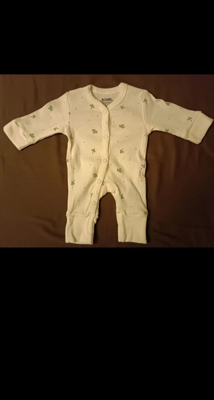 Pyjama dors-bien côtelé pour bébé fille ou garçon