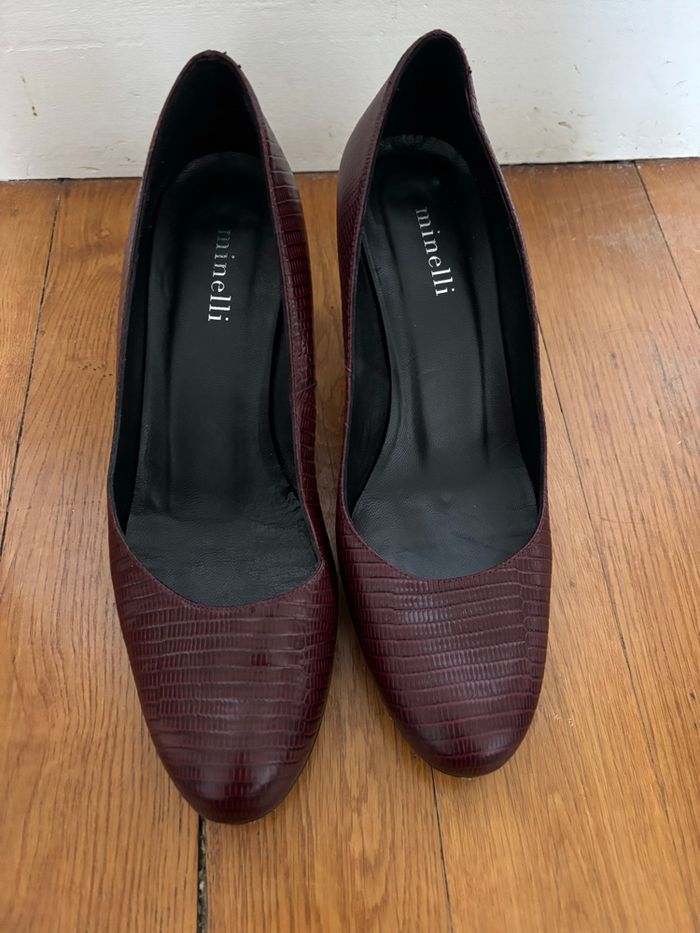 Escarpins bordeaux Minelli 41
