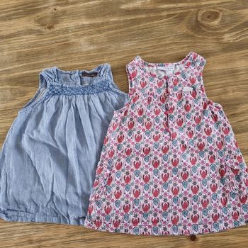 Lot de 2 robes 6 mois