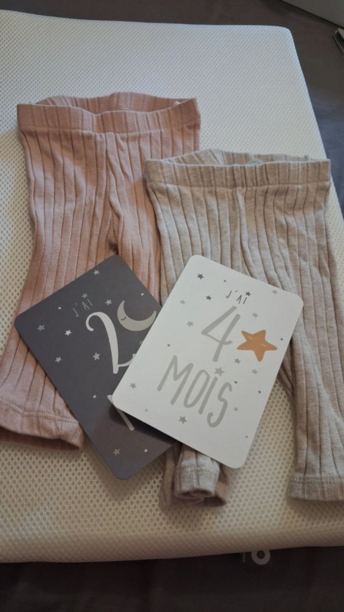 Lot leggings 2-4 mois