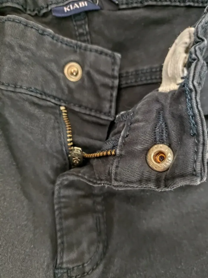 👖 Pantalon bleu marine garçon – Taille 10 ans – Regular 👖 - photo numéro 3