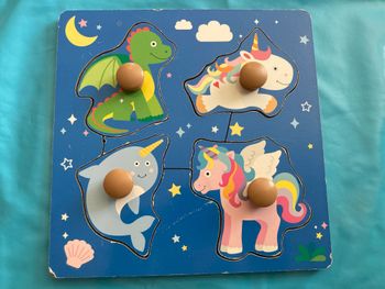 Puzzle à encastrement les licornes