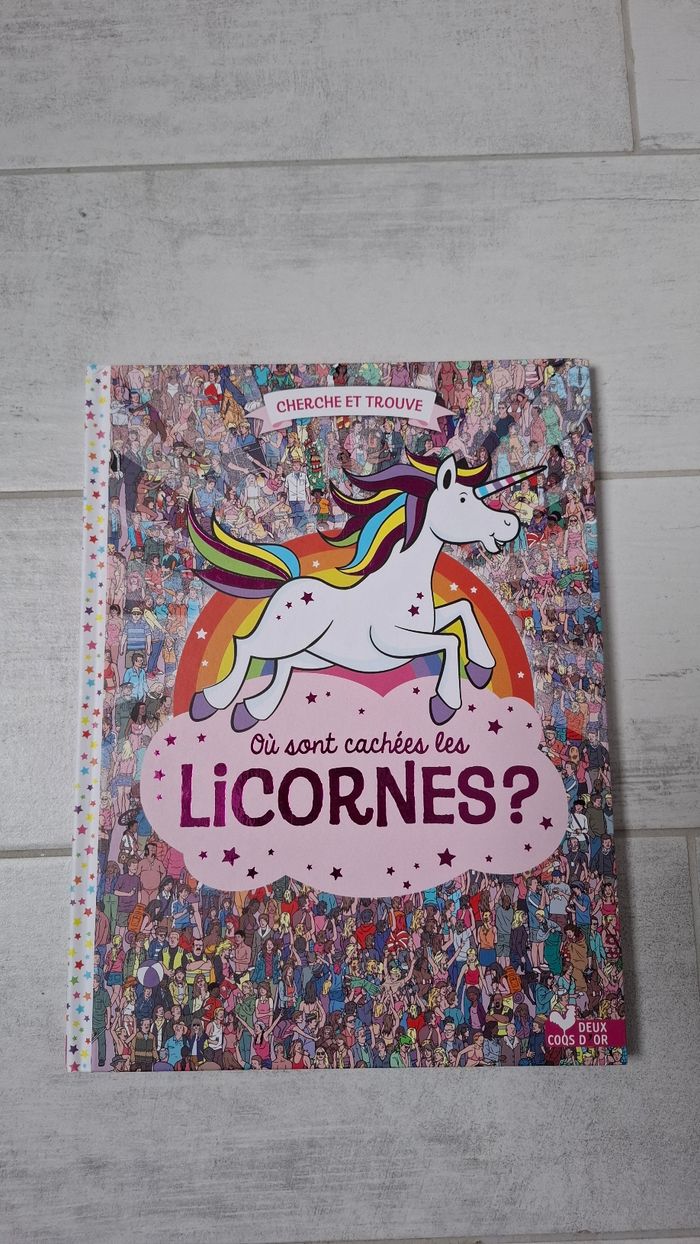 Cherche et trouve licorne