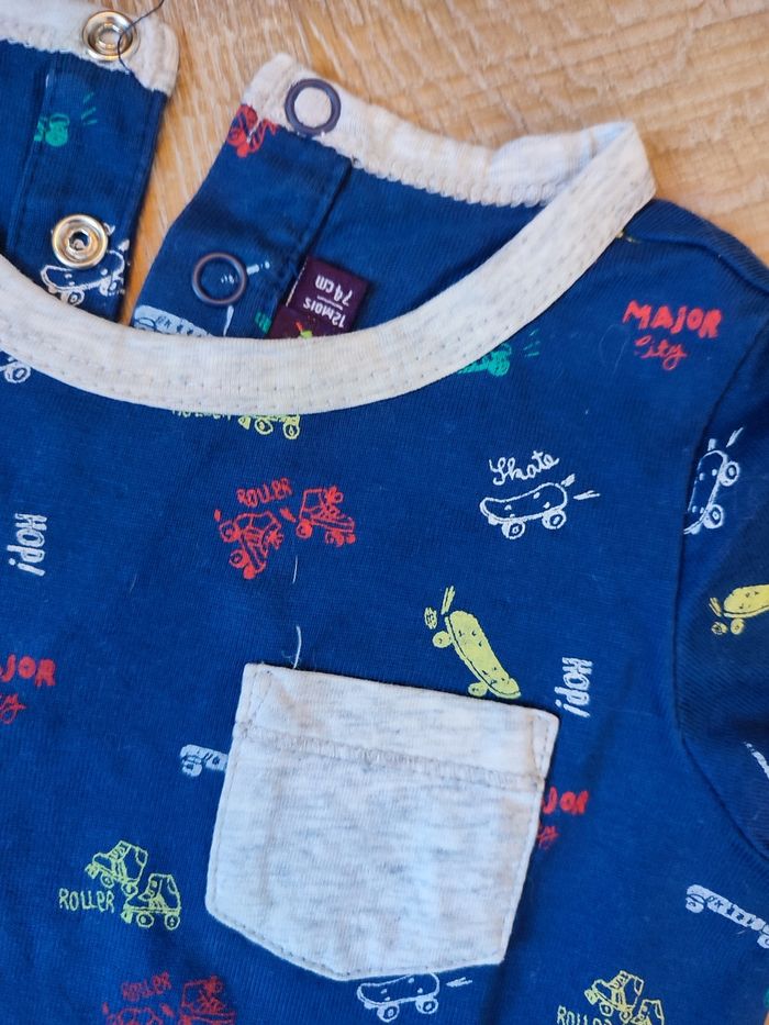 T-shirt manches longues 12 mois - photo numéro 2