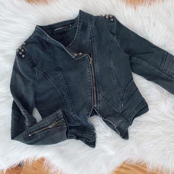 Veste grise jean