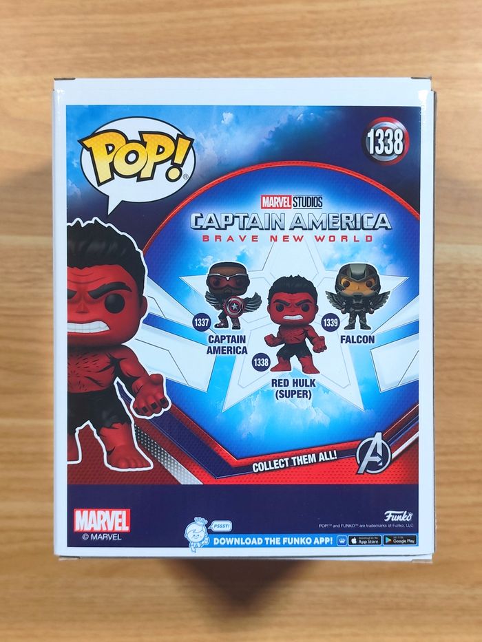 Lot 2 Funko Pop! Marvel : Red Hulk (Brave New World) - Éditions Spéciales - photo numéro 4
