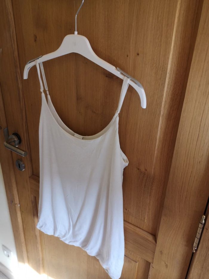 Débardeur à bretelles réglables en blanc Items Vero Moda M - photo numéro 3