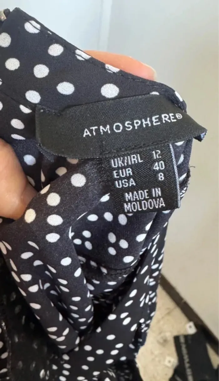 Chemise blouse à pois très bon état 40 - photo numéro 5