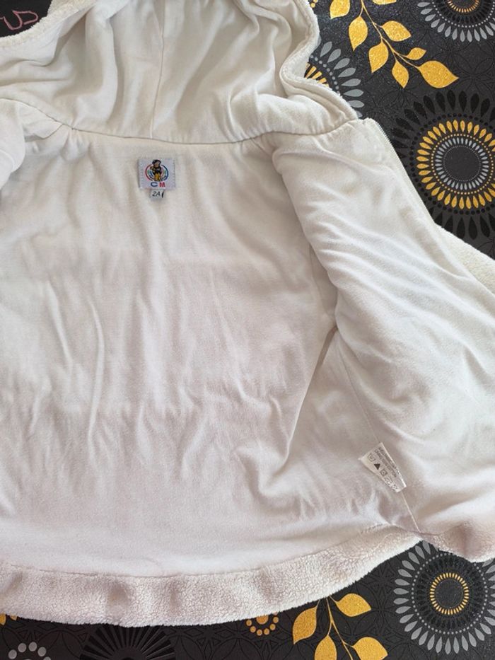Veste doublée mi-saison taille 2 ans en très bon état - photo numéro 3