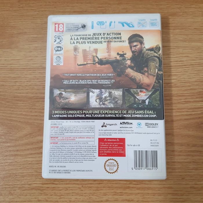 Jeu Wii Call of Duty - photo numéro 4