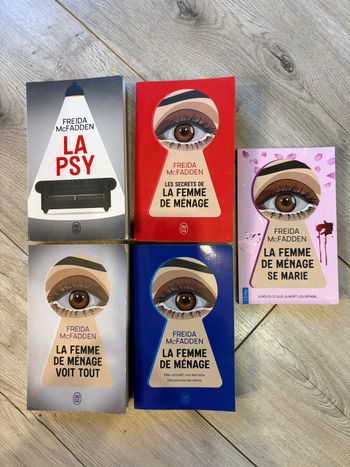 Collection complète la femme de ménage + la psy de freida McFadden 