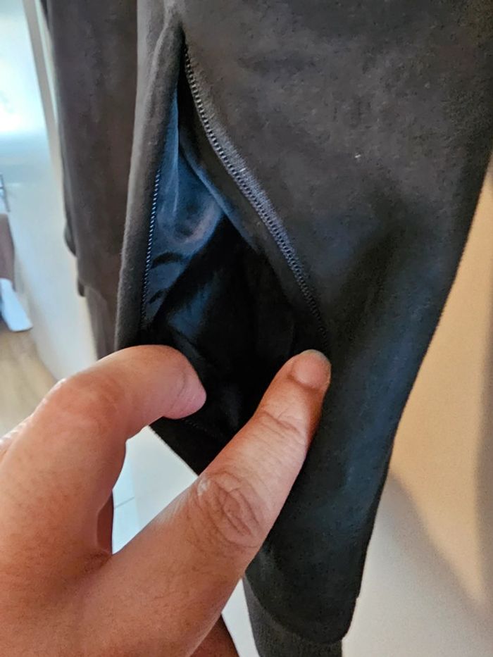 Veste suédine Urban classics Taille S - photo numéro 3