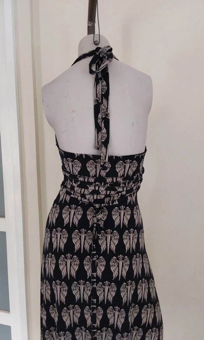 Robe longue dos nu été noire et beige Faith Connexion T 34 - photo numéro 8