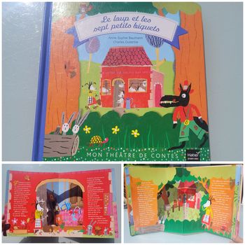 🐺 Le loup et les 7 petits biquets 🐐 mon théâtre contes