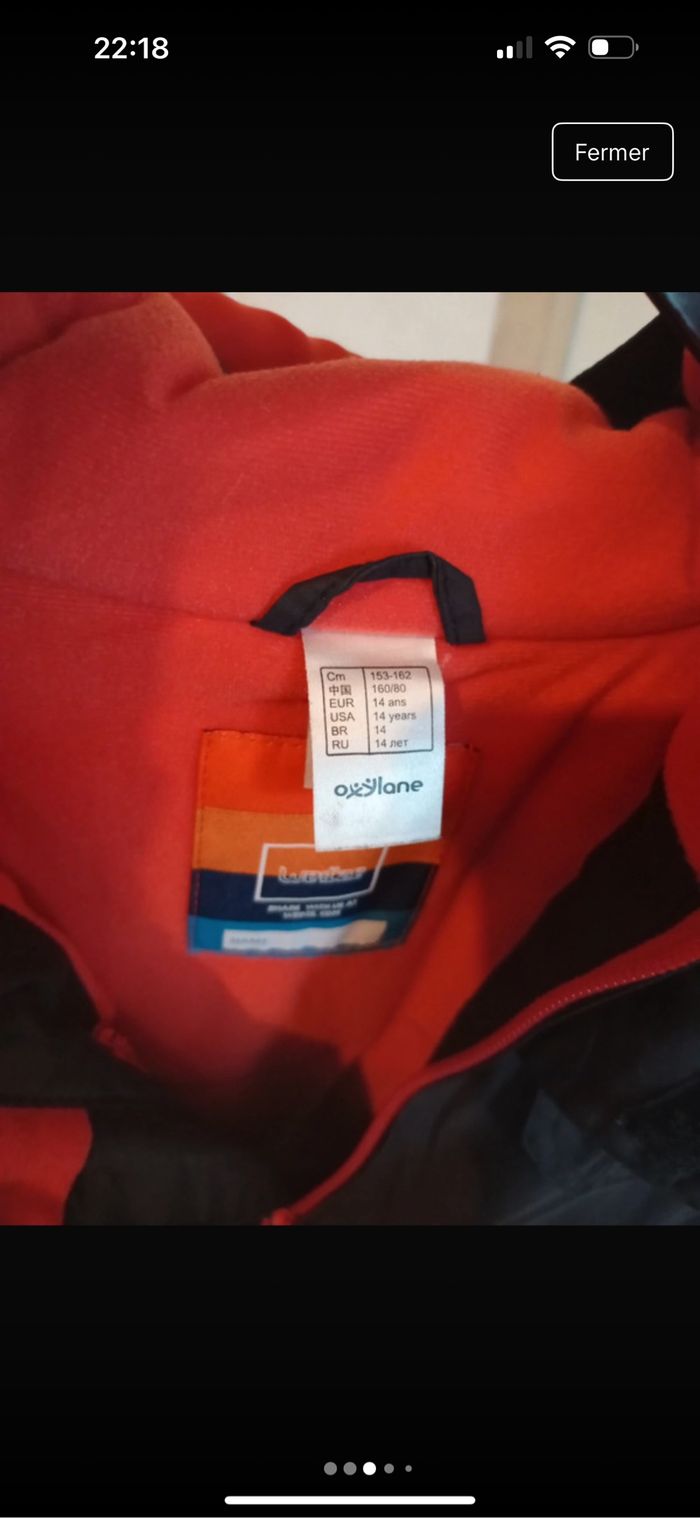 Manteau à capuche imperméable - photo numéro 3