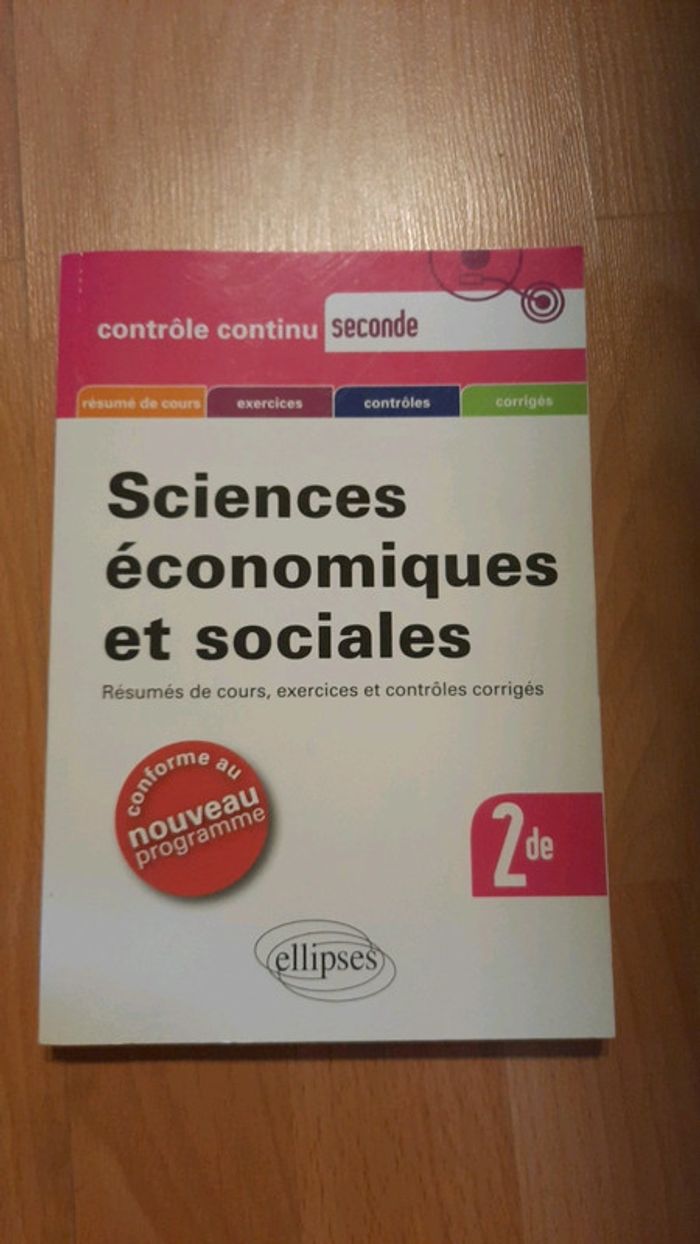 Livre bac SES 2nd