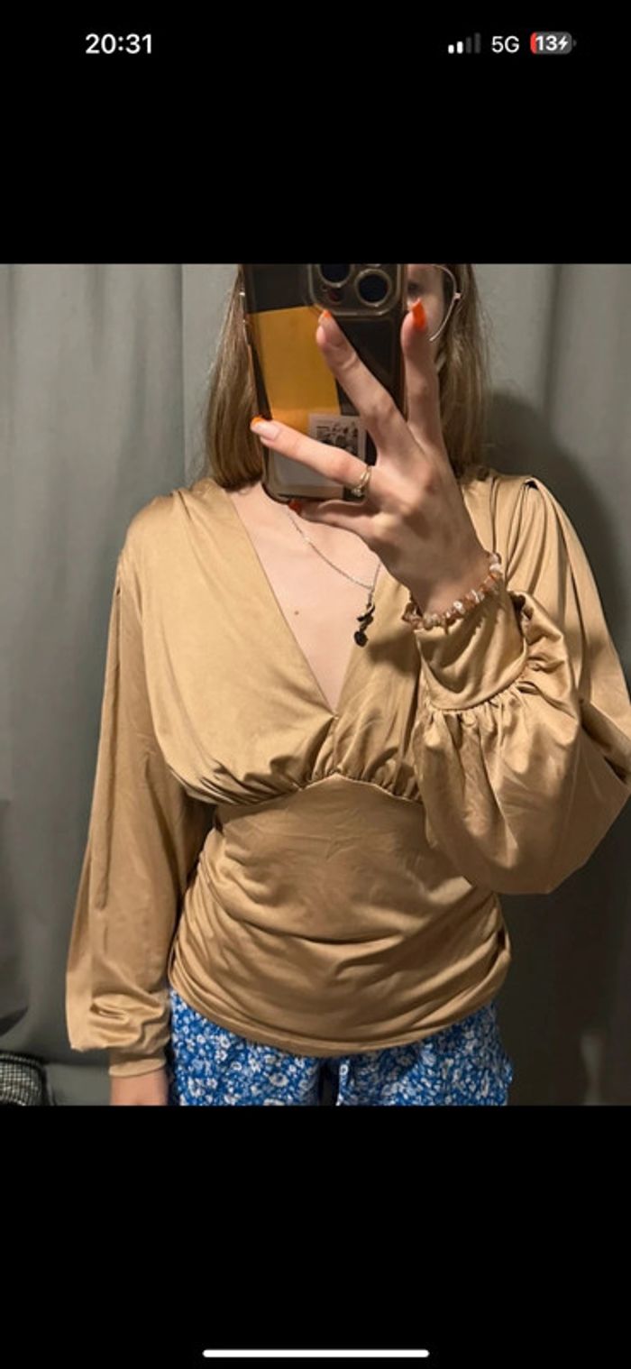 Blouse manche longue M - photo numéro 3