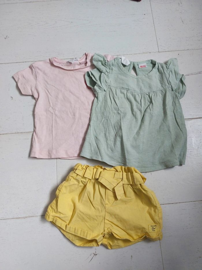Lot de 3 vêtements été Zara Taille 3/6 mois