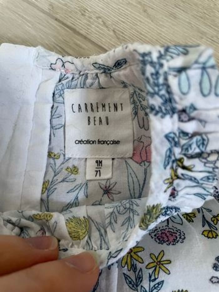 Ensemble blouse et pantacourt carrément beau 9 mois - photo numéro 3