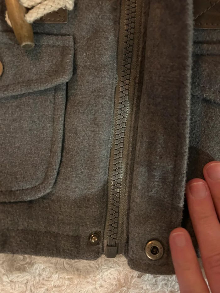 Duffle coat cocoon 9 mois comme neuf - photo numéro 6