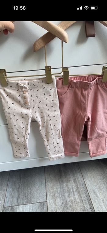 Lot de 2 leggings 9 mois