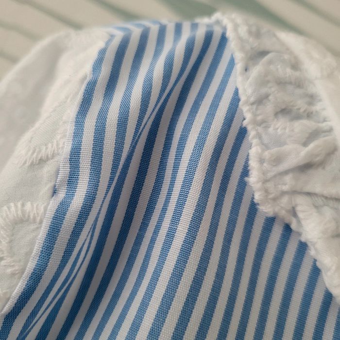 Chemise rayée à col et manches en dentelle neuve avec étiquette TU (44/50) Pépouz' by Loicïa Curve - photo numéro 16